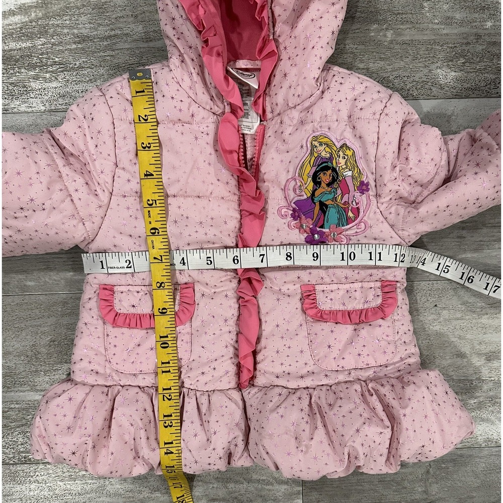 Disney Girls Princess Girls Kids Hooded Full Zip Jacket Size 2 Great Condition - Picture 2 of 8